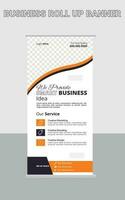 Modern Professional Roll Up Banner Template, Simple Roll Up Banner, Roll Up Banner Design Template, Corporate Roll Up Banner Design, Creative Roll Up Banner Design, Editable Roll Up Banner, Abstract vector