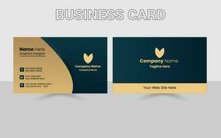 Professional business card - minimalist business card - modern business card - creative business card - print ready business card - design business card - luxury business card - business card printing vector