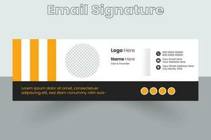 Email Signature Design Template, Email Signature, Vector Email Signature, Mail sign,