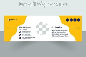 Email Signature Design Template, Email Signature, Vector Email Signature, Mail sign,