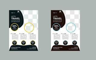 Traveling Flyer Template Pro Vector