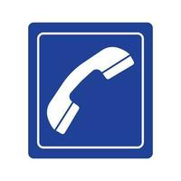 Payphone symbol icon, logo vector illustration design template