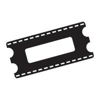 Ticket icon vector illustration simple design