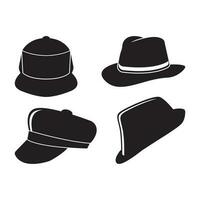 sombrero símbolo icono, logotipo ilustración diseño modelo. vector