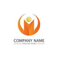 People logo, Team, Succes people work, Group and Community, Group Company and Business logo vector and design Care, Family icon Succes logo