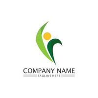 People logo, Team, Succes people work, Group and Community, Group Company and Business logo vector and design Care, Family icon Succes logo