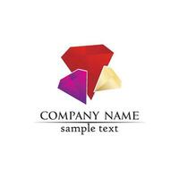 Diamond and Jewel design vector Logo Template symbol