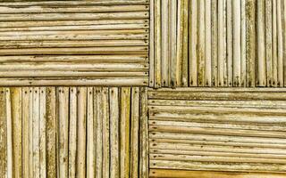 Bamboo Wood Wall and Gate Texture in Puerto Escondido Mexico. photo