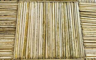 Bamboo Wood Wall and Gate Texture in Puerto Escondido Mexico. photo