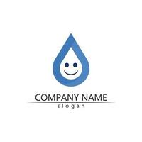 Water drop Logo Template vector