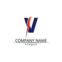 V Letter Logo Template vector