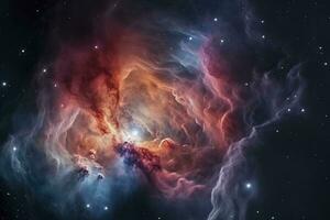 the Orion Nebula deep space objects , generate ai photo