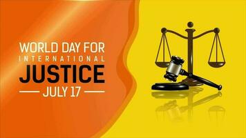 World Day for International Justice Video Animation