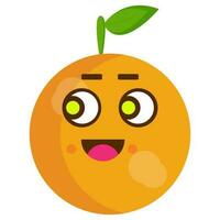 oranges cartoon mascot character vector
