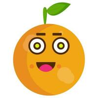 oranges cartoon mascot character vector