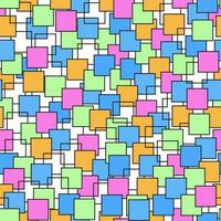 Seamless pattern with colorful squares. Lines and squares. vector