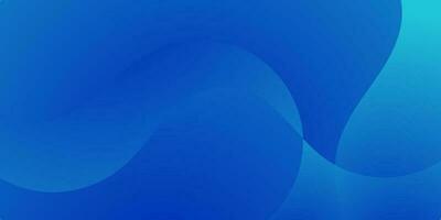 abstract blue wave gradient background vector