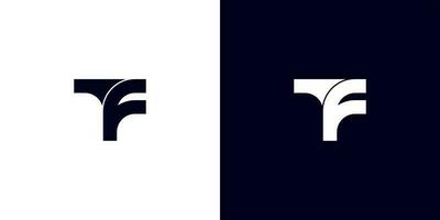 Logo for TF vector illustration