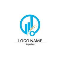 Business Finance Logo template vector