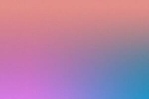 Abstract pink, blue and purple gradient background with grainy texture photo