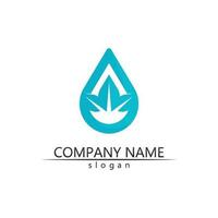 Water wave icon vector