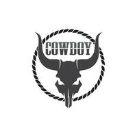 cowboy hat logo icon vector design template