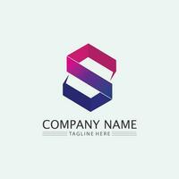 Business corporate S letter logo vector