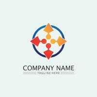 People logo, Team, Succes people work, Group and Community, Group Company and Business logo vector and design Care, Family icon Succes logo