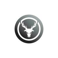 deer logo animal and mammal design and graphic vector