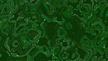Twisted green gradient liquid motion blur abstract backgrounds video