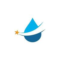 Water drop Logo Template vector