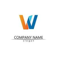 V Letter Logo Template vector