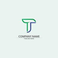 T letter, T logo vector font alphabet design and icon T