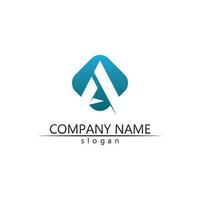 A Letter Logo Template vector