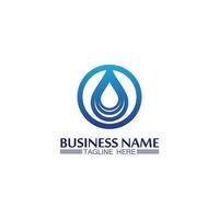 Water drop Logo Template vector