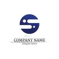 Business corporate S letter logo vector