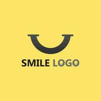 icono de sonrisa, sonrisa, diseño de logotipo vectorial, emoticonos felices, diseño divertido y felicidad de emoji vectorial vector