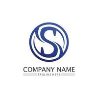 Business corporate S letter logo vector