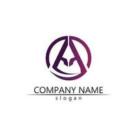 A Letter Logo Template vector