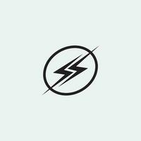 flash eléctrico vector relámpago icono logo y símbolos