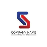 Business corporate S letter logo vector