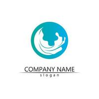 Water drop Logo Template vector