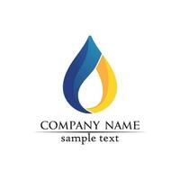 water drop Logo Template vector illustration design