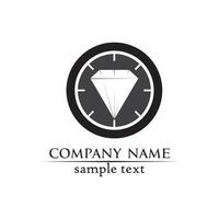 Diamond and Jewel design vector Logo Template symbol