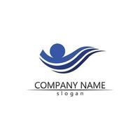 Water drop Logo Template vector