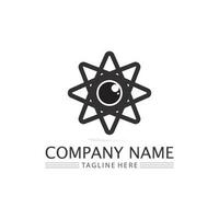 eye icon and vision design logo isolated sign symbol vector Intuition and spirituality