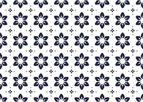 geometric and flower line ethnic fabric seamless pattern for cloth carpet wallpaper background wrapping etc. vector