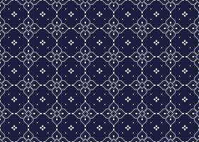 geometric and flower ethnic fabric seamless pattern for cloth carpet wallpaper background wrapping etc. vector