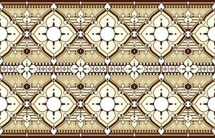 geometric and mandala ethnic fabric pattern for cloth carpet wallpaper background wrapping etc. vector