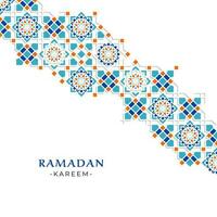 Ramadán kareem saludo diseño para social medios de comunicación enviar o bandera vector